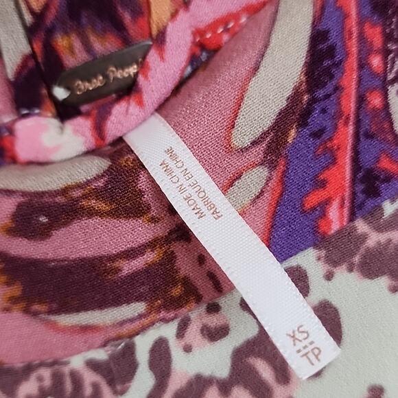 Free People Multicolor Wide Leg Pants - Picture 3 of 5